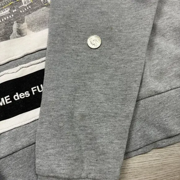 Comme des F*ckdown Stereo Photo Graphic Hoodie Men's XL Streetwear